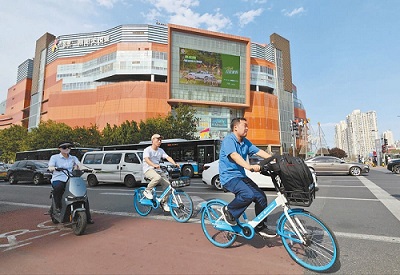 上半年本市共享单车日均骑行量270万人次..